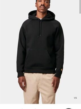 Carhartt WIP Chase hoodie hooded sweat mens black hoodie